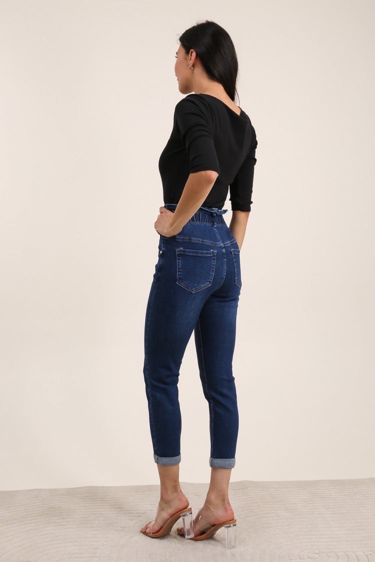 G Smack Mom Fit jeans With Two Button Detail (8-18)