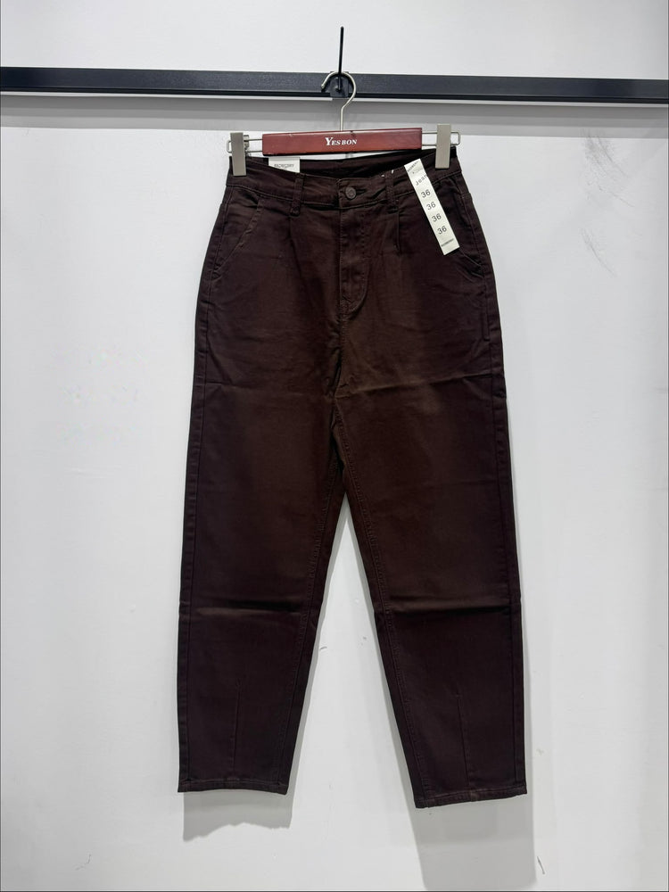G Smack Stretch Balloon Jeans (8-18) - Chocolate Brown