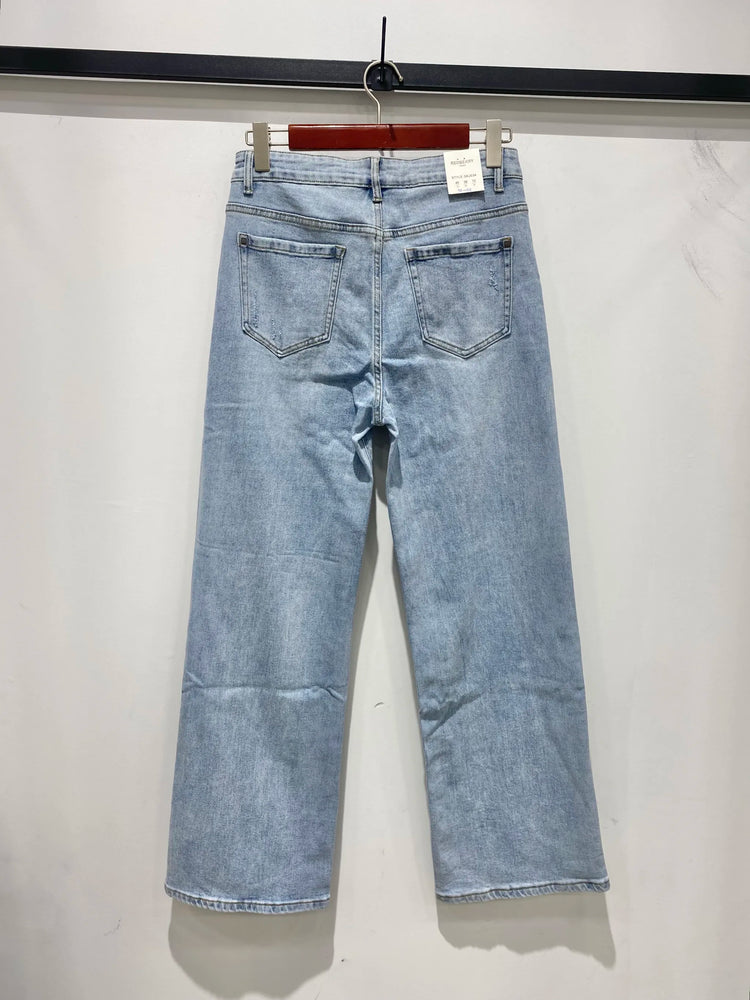 G Smack Blue Wide Leg Jeans