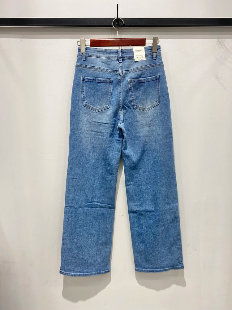 G Smack Blue Wide Leg Jeans (38-50)