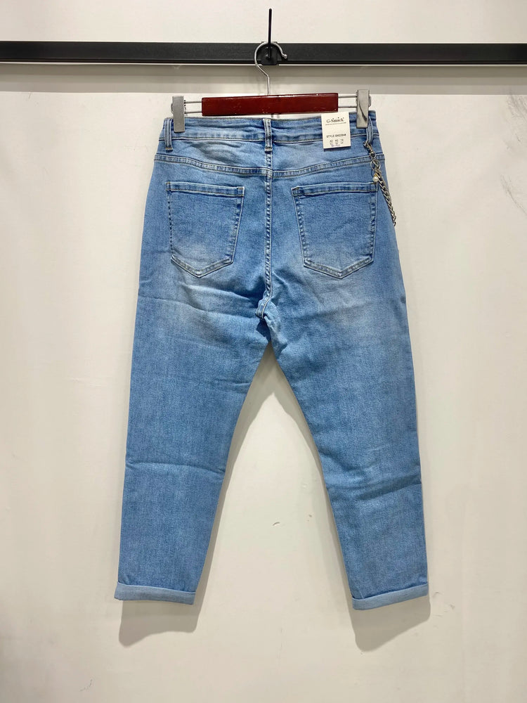 G Smack Blue Mom Jeans