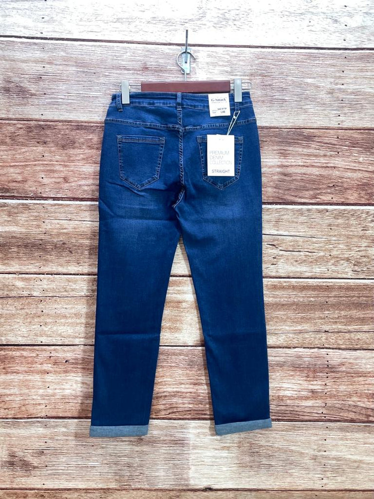 G smack Stretchy Dark Wash Straight Leg Jeans (10-20)