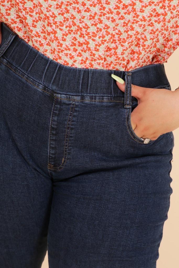 G smack Stretchy Elasticated waistband Straight Leg Jeans (16-24)