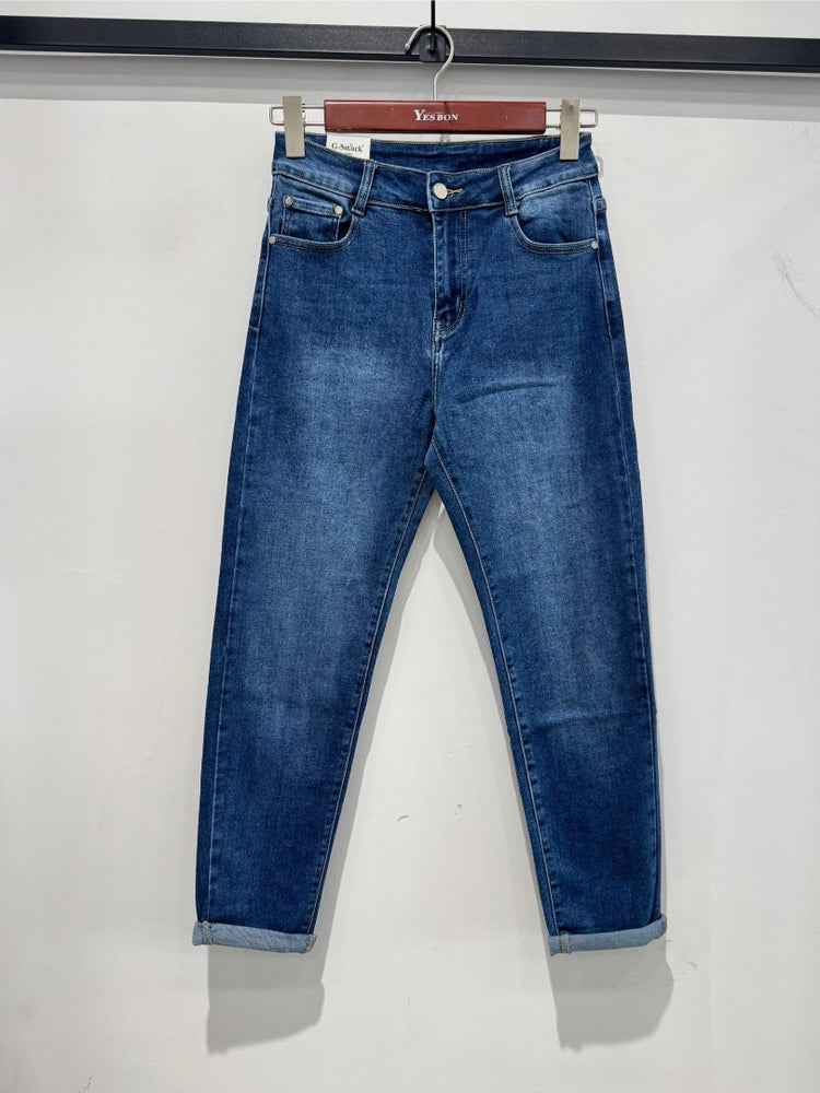 G Smack Stretchy Mom Fit Jeans