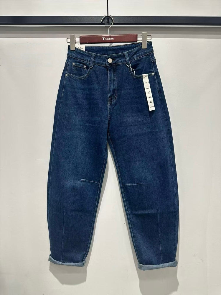 Barrel/balloon fit G smack stretch jeans dark blue
