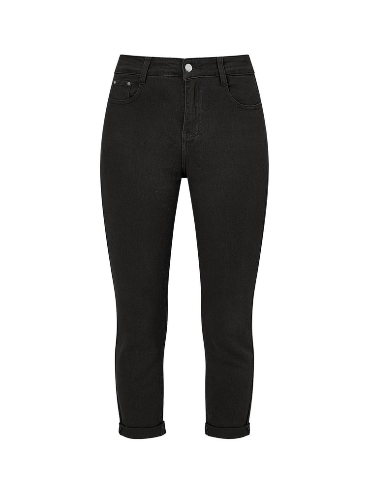 Stretchy g smack mom jeans in (8-18) Black