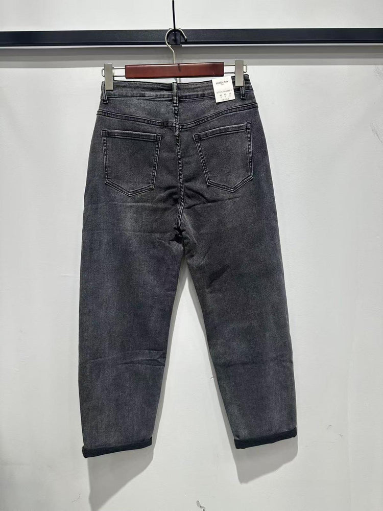 Barrel/balloon fit G smack stretch jeans dark Grey