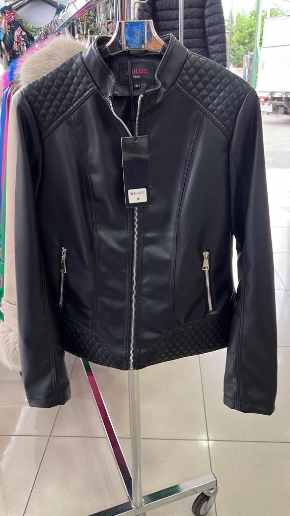 PU Faux leather jacket (10-20)