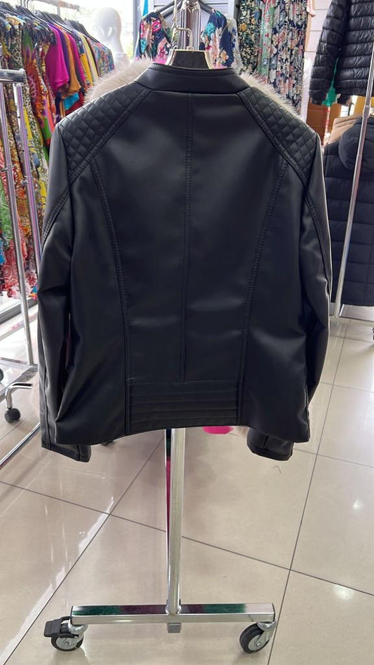 PU Faux leather jacket (10-20)