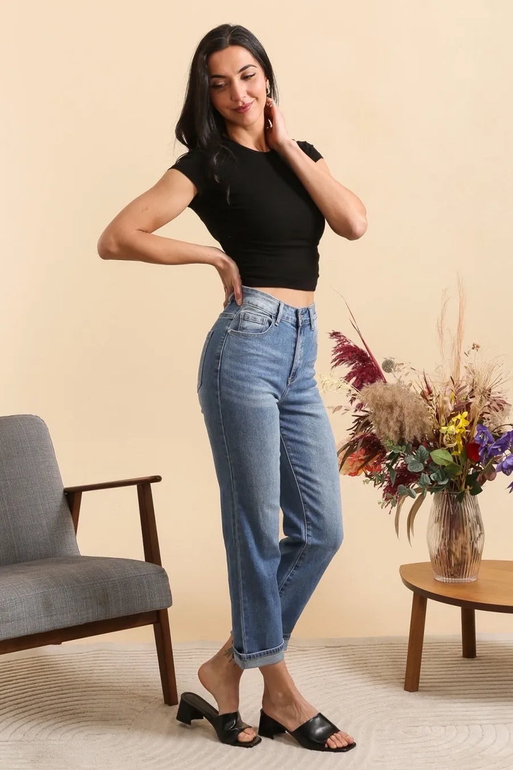 G Smack Blue Straight Jeans