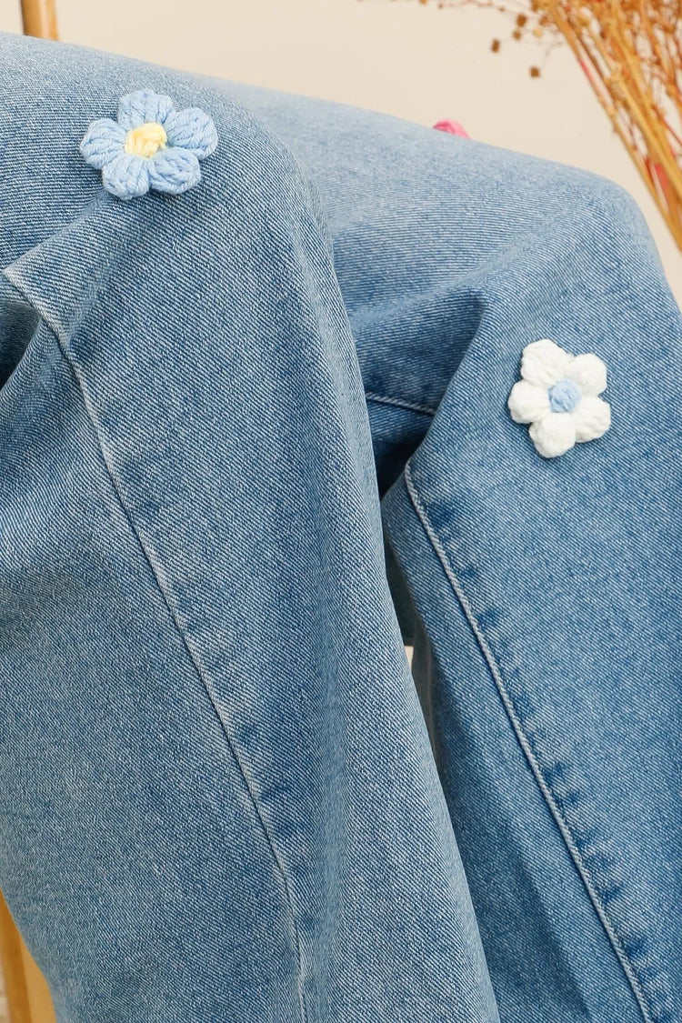 G Smack Blue Wide Leg Jeans (38-50)