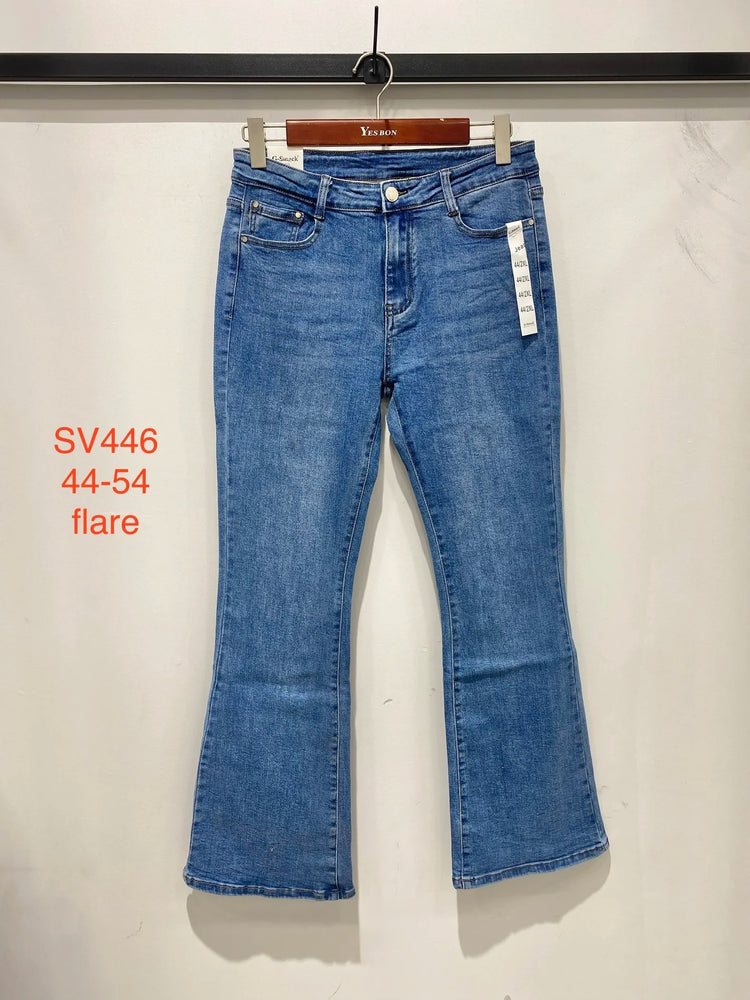 G Smack Blue Flare Jeans (44-54)