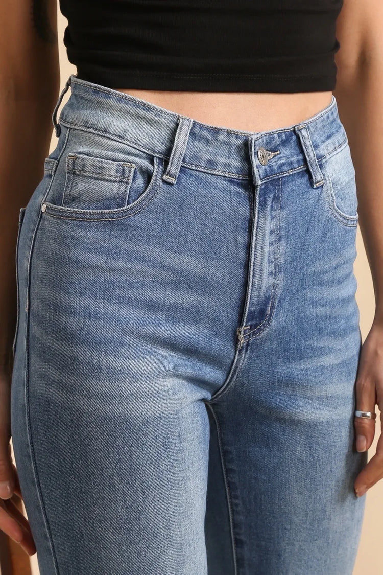 G Smack Blue Straight Jeans