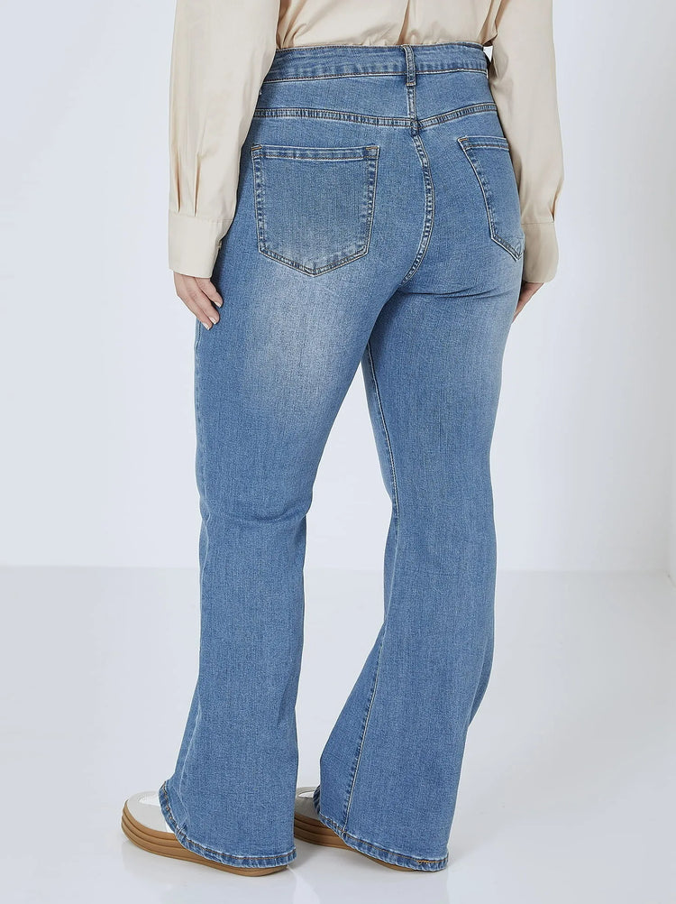 G Smack Blue Flare Jeans (44-54)