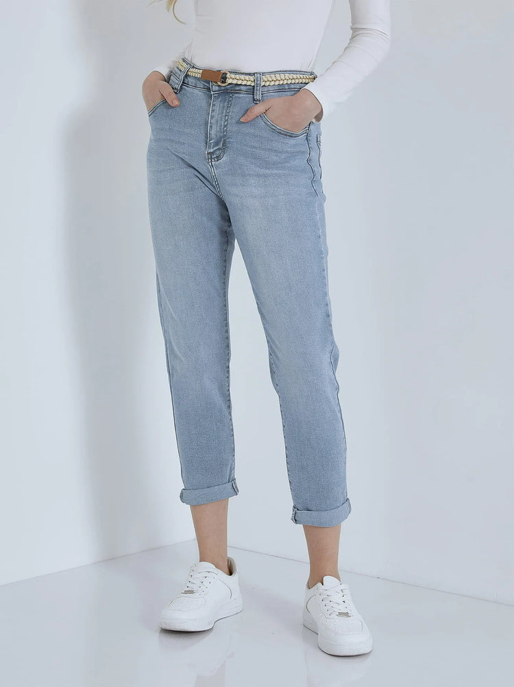 G Smack Blue Mom Jeans