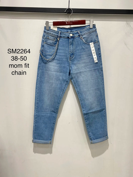 G Smack Blue Mom Jeans