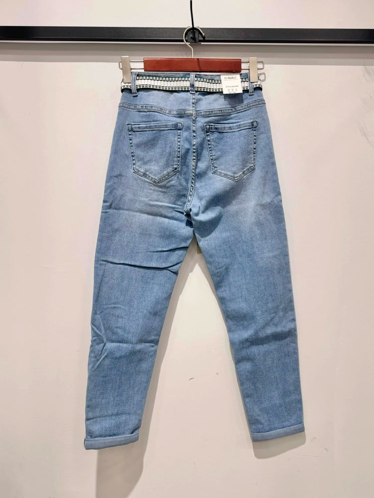 G Smack Blue Mom Jeans