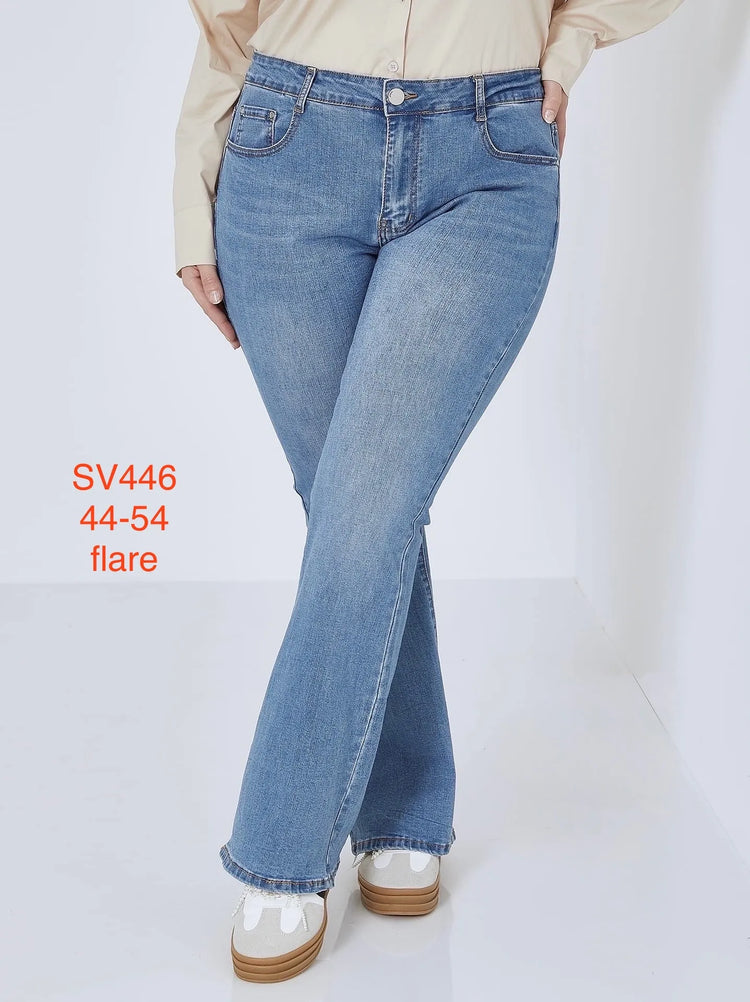 G Smack Blue Flare Jeans (44-54)