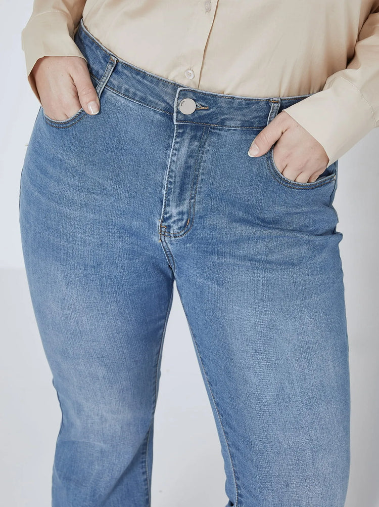 G Smack Blue Flare Jeans (44-54)