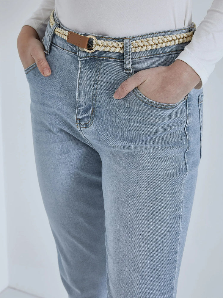 G Smack Blue Mom Jeans