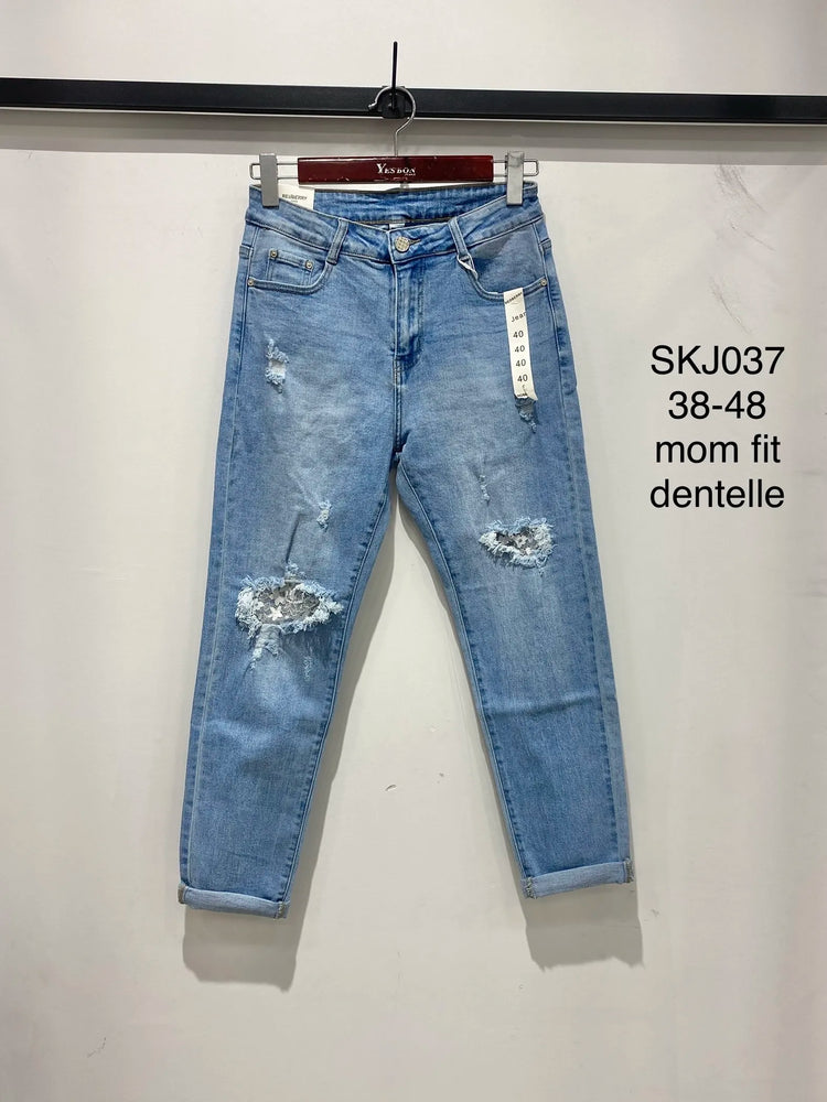 G Smack Blue Mom Jeans