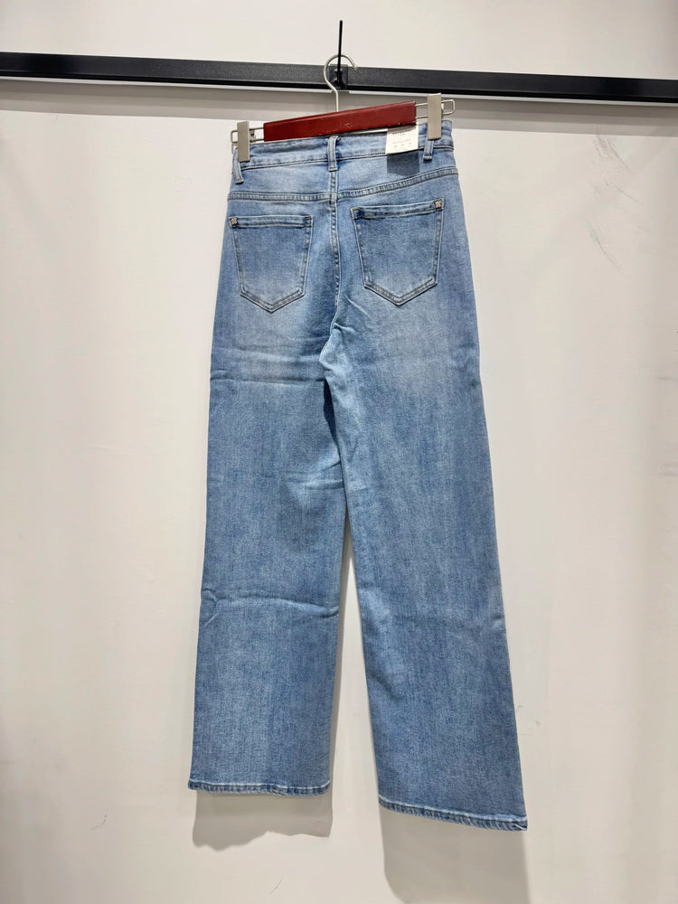 G Smack Blue Wide Leg Jeans