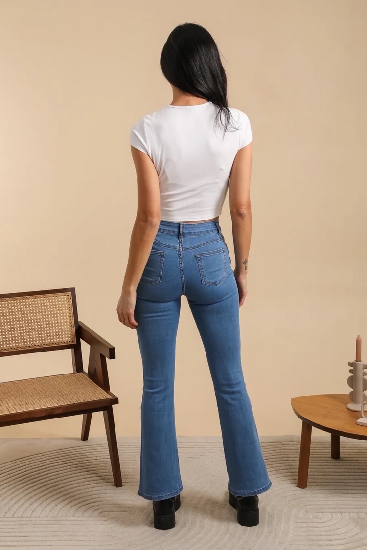 G Smack Blue Flare Jeans