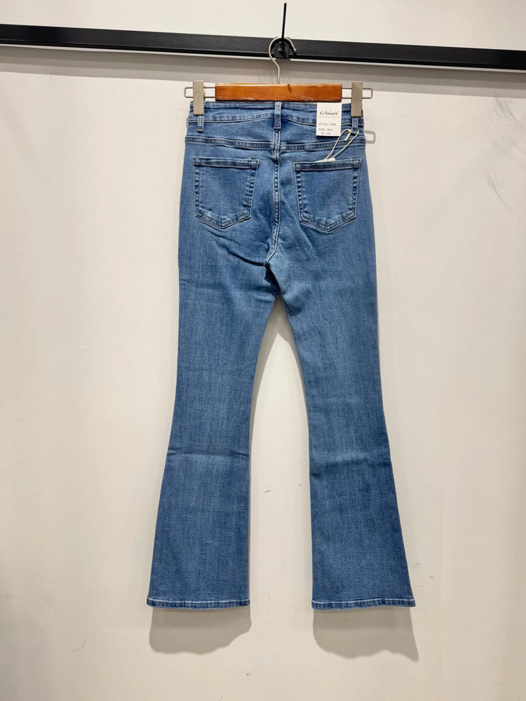 G Smack Blue Flare Jeans