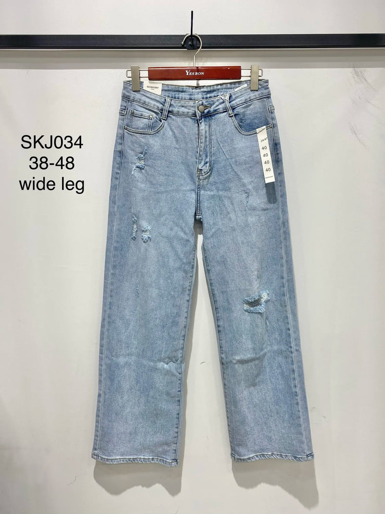 G Smack Blue Wide Leg Jeans