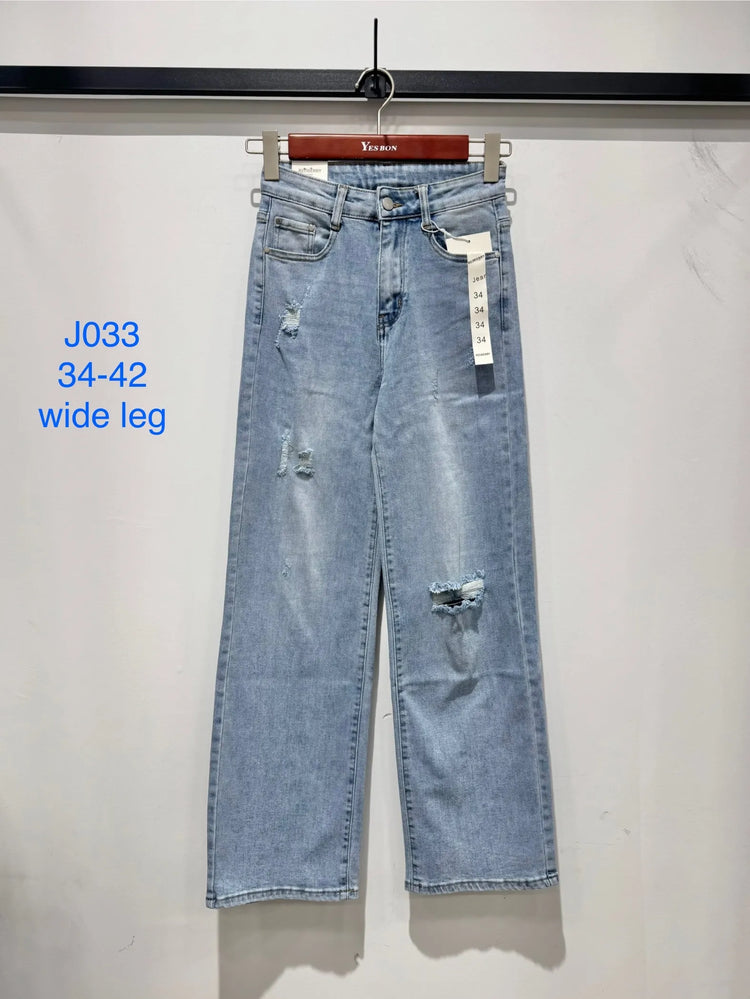 G Smack Blue Wide Leg Jeans