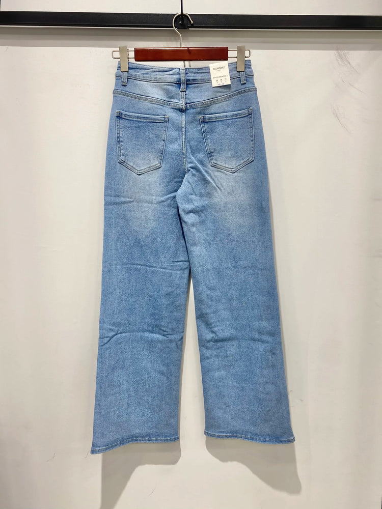 G Smack Blue Wide Leg Jeans