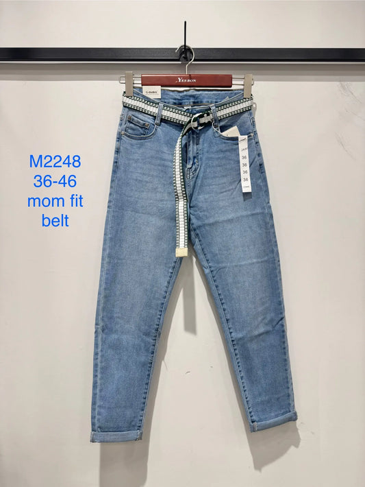 G Smack Blue Mom Jeans