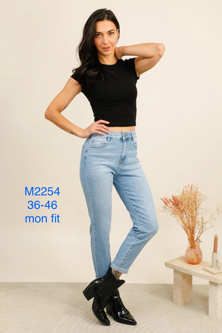 G Smack Blue Mom Jeans