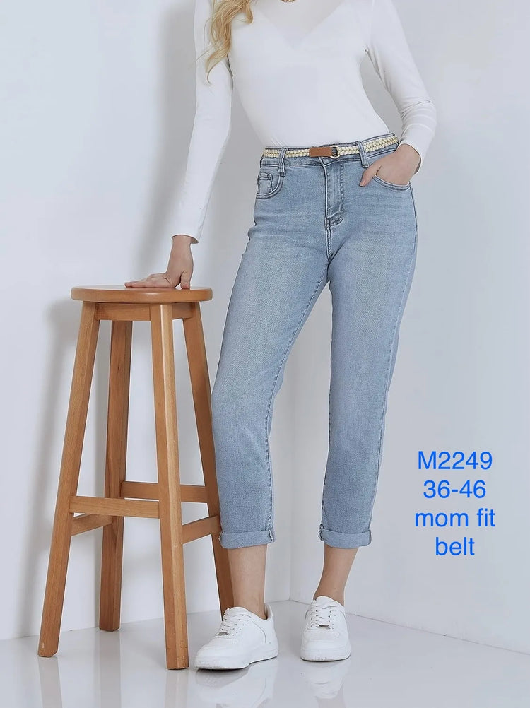 G Smack Blue Mom Jeans