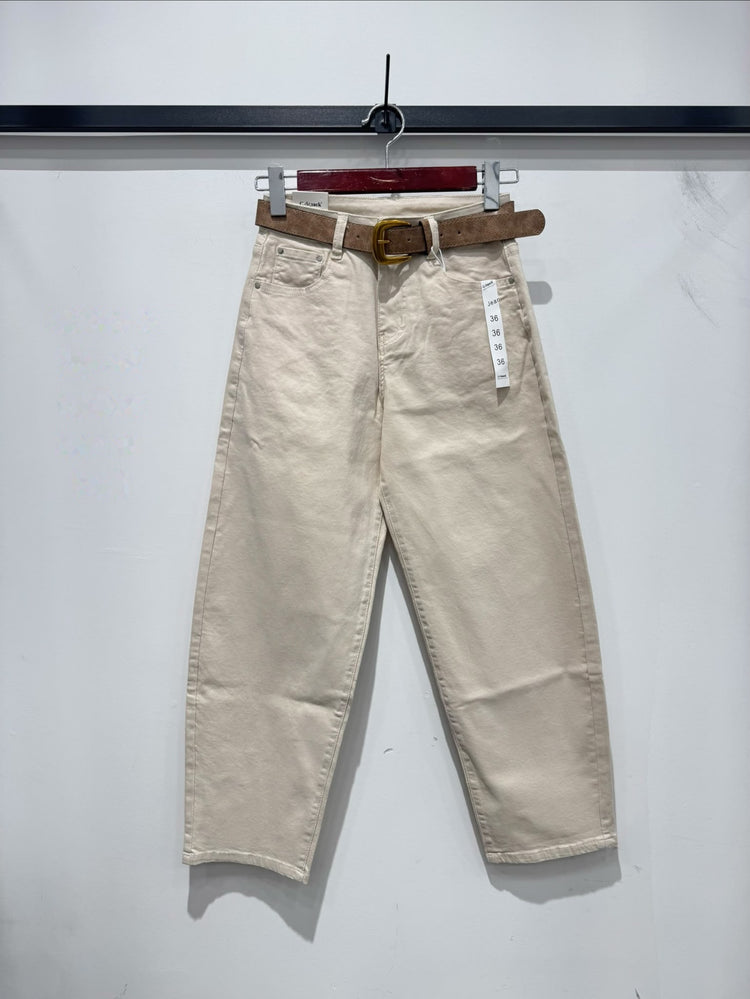 G Smack Stretch Barrel / Balloon Fit Jeans (8-18) - Beige