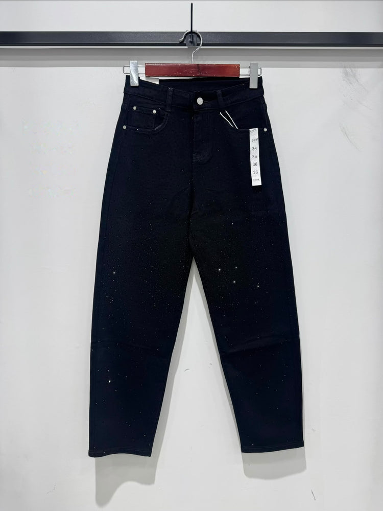 G Smack Diamante Stretch Balloon Jeans (8-18) - Default Title