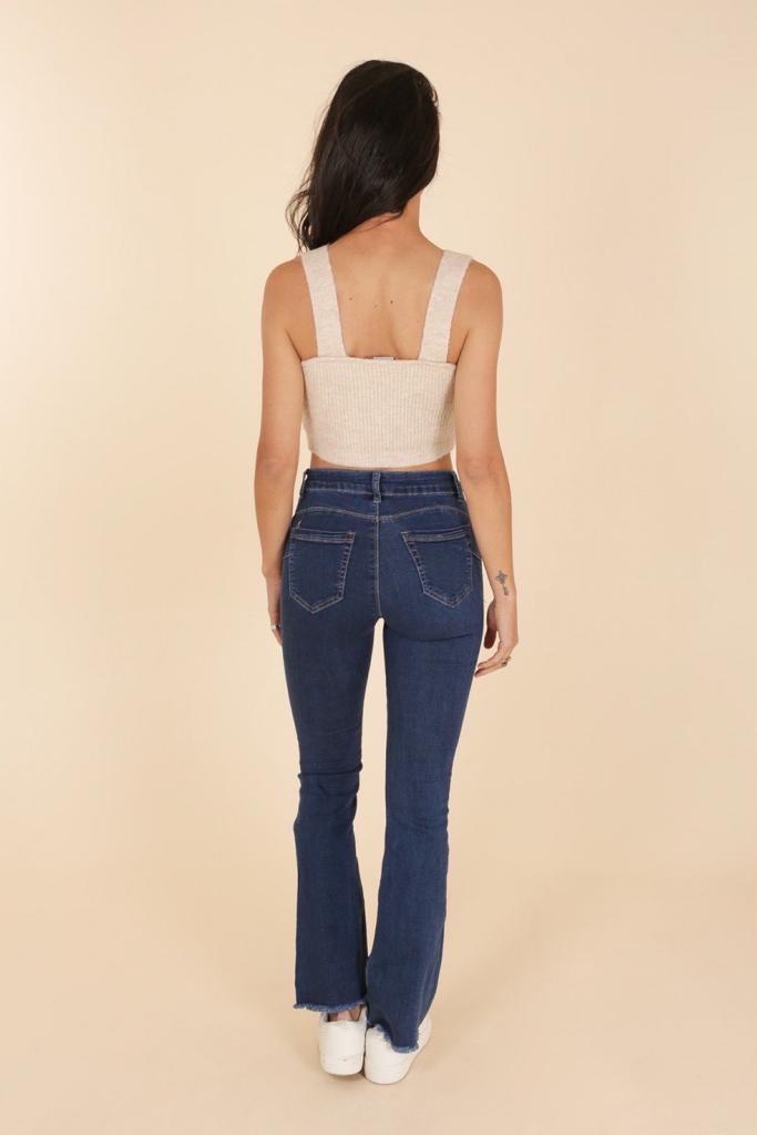 G smack flared jeans with distressed bottom hem (10-20)