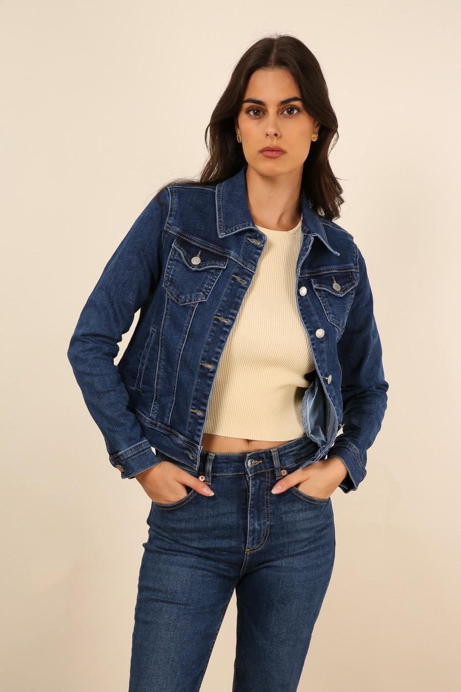 G Smack Dark Denim Mega Stretch Jacket – DenimVista