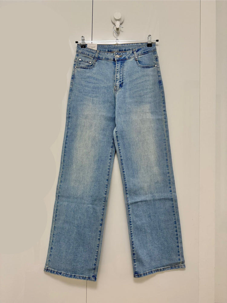 Wide leg Vintage Look Denim Jeans (10-20)