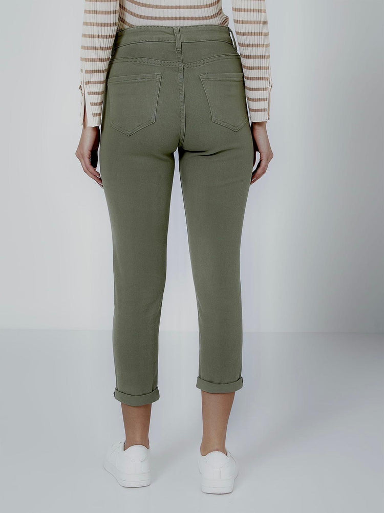 Stretchy g smack mom jeans in (8-18) Khaki