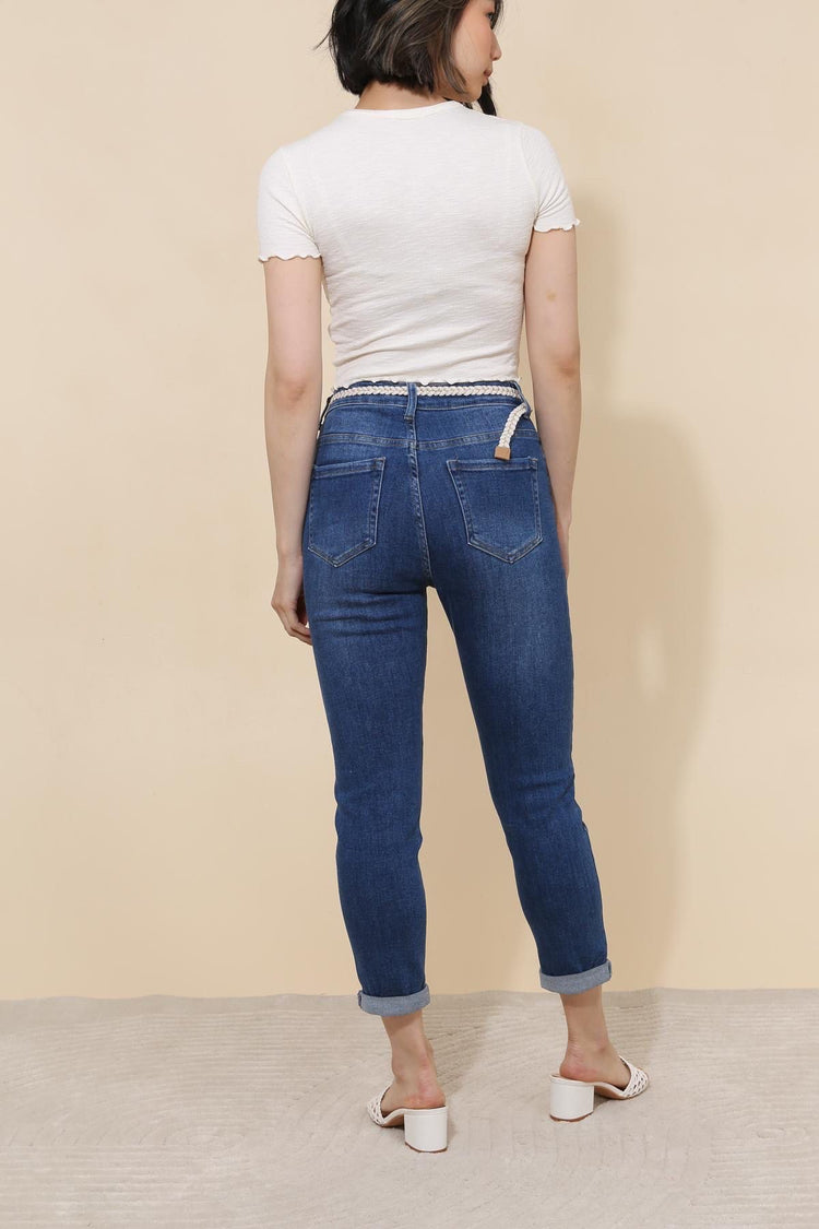 Stretchy G smack mom fit jeans