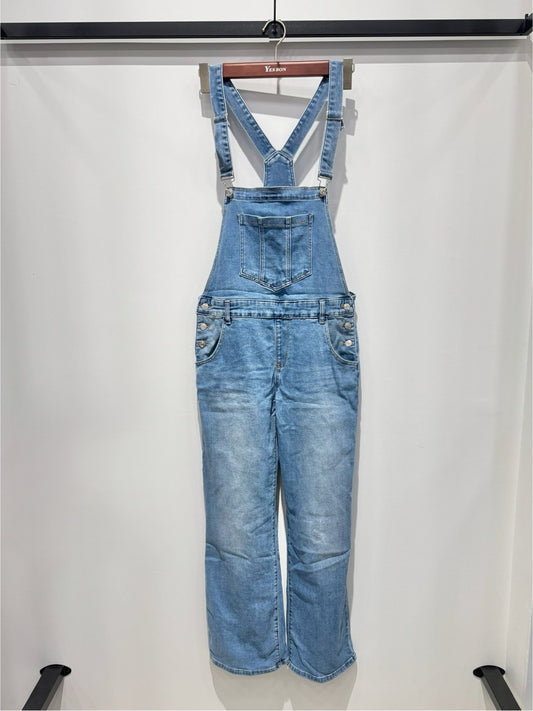 G Smack Stretchy Loose Fit Denim Dungaree