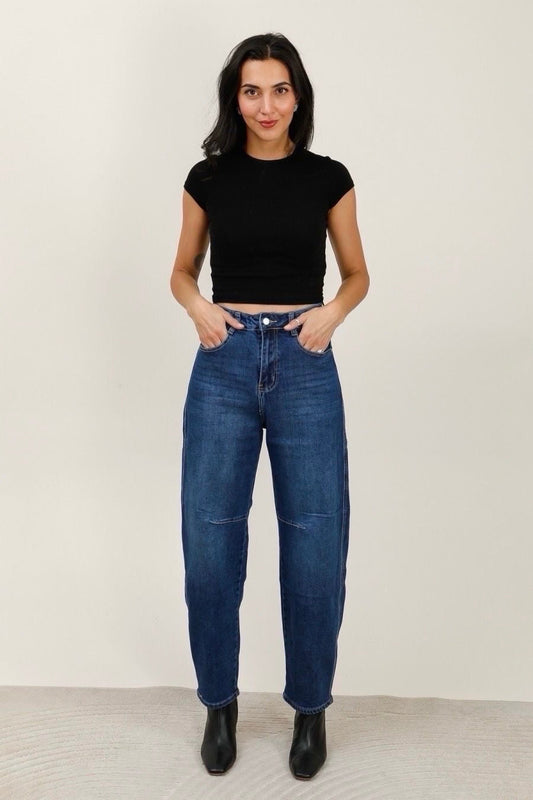 G Smack Stretchy barrel/ ballon fit jeans (8-18)