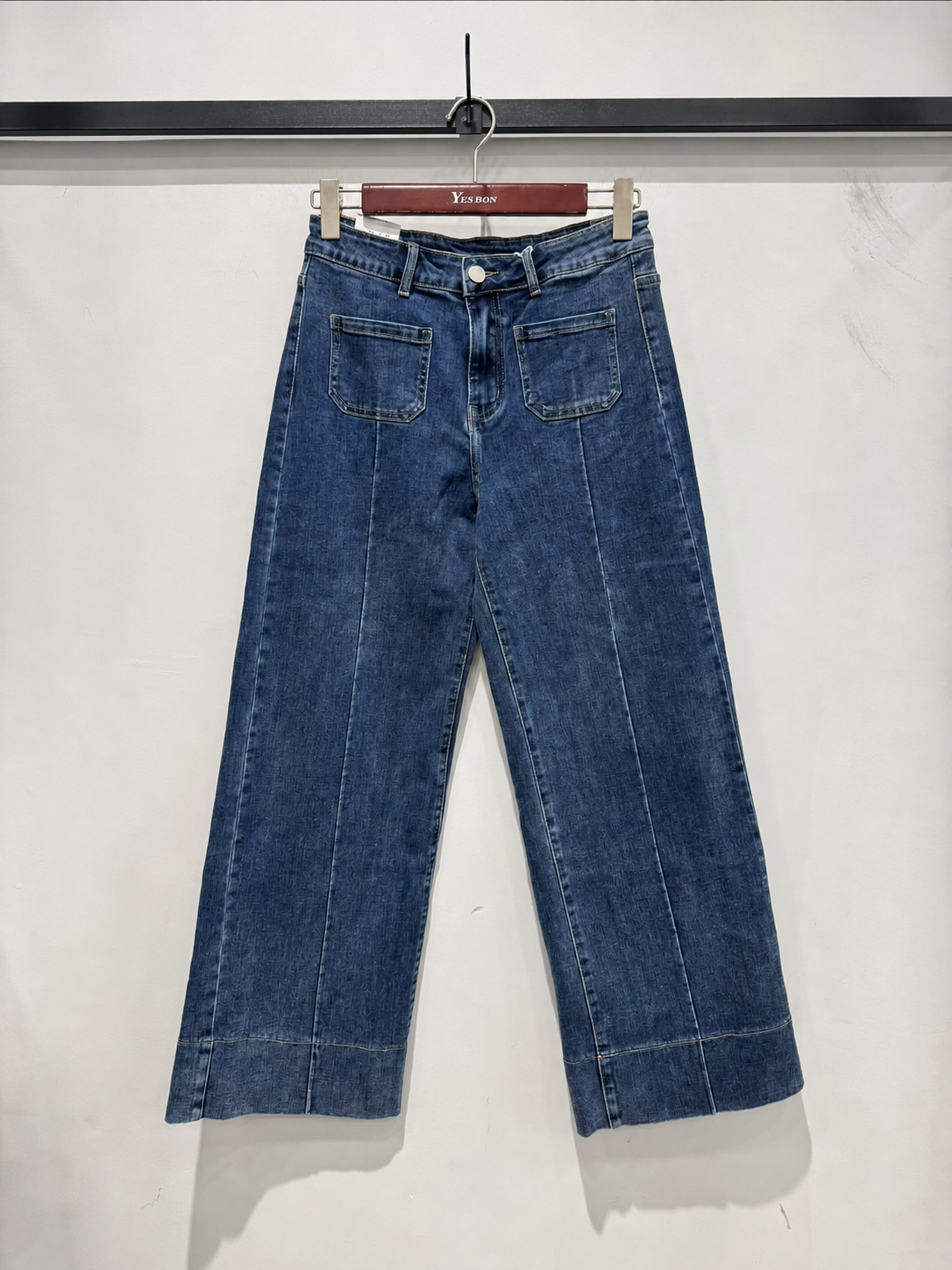 G Smack Stretch Wide-Leg Pintuck Front-Pocket Jeans (10-20) - Default Title