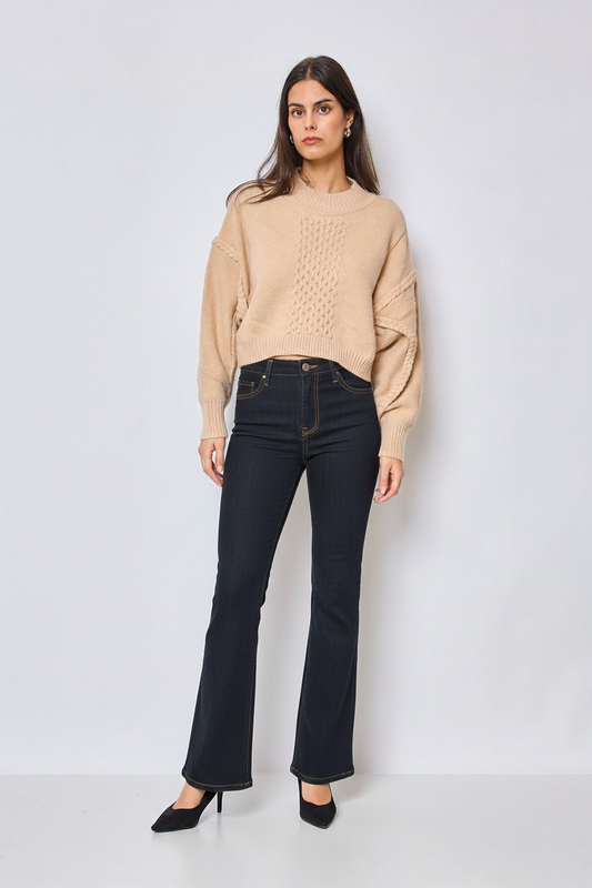 Dark Denim wide leg jeans (6-14)